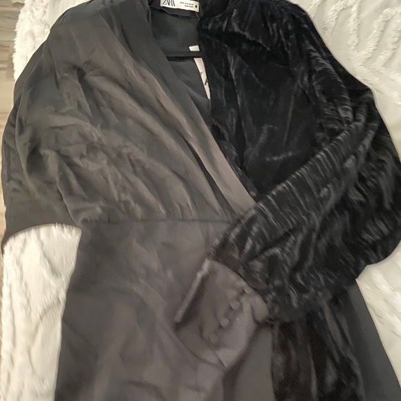 Zara contrasting mini dress - Picture 11 of 12